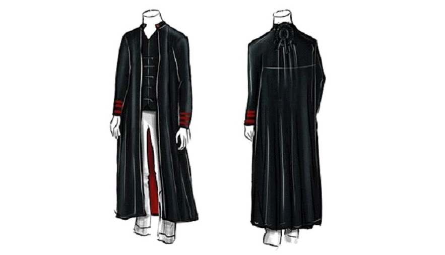 Conceptual drawings of the new robes adopted in 2017