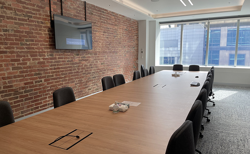 Supreme Court mediation center meeting room