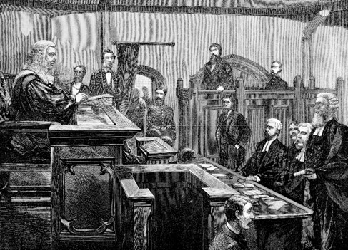 The trial of Ned Kelly