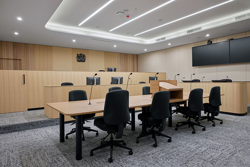 William Cooper Justice Centre Courtroom