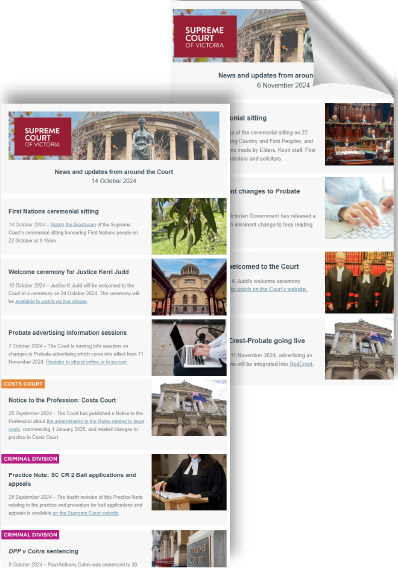 Supreme Court newsletter sample